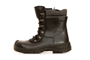 Heavy duty boots isolated on the white clipart