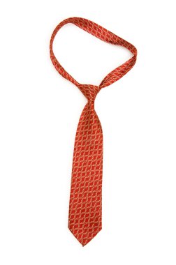 Neck tie isolated on the white clipart