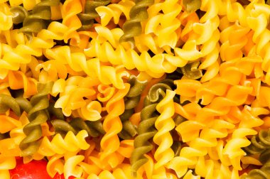 Close up of italian pasta clipart
