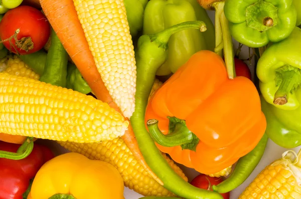 Çeşitli renkli sebze — Stok fotoğraf