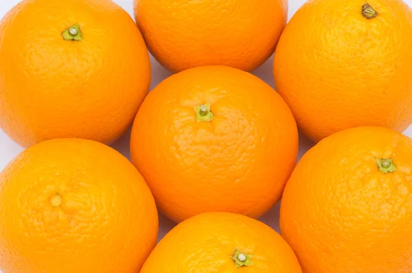 Primo piano di molte arance — Foto Stock