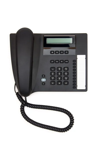 Telefone de escritório isolado no branco — Fotografia de Stock