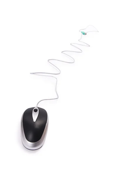 Computer mouse isolated on the white — Stock Photo, Image