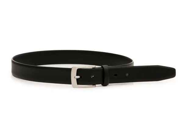 Cinturão masculino isolado no branco — Fotografia de Stock