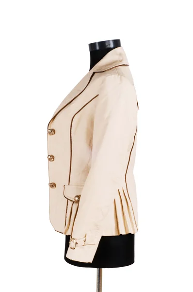 Stylische Jacke isoliert auf der weißen — Stockfoto