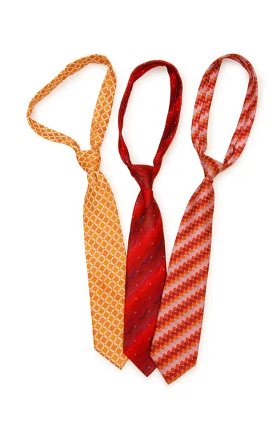 Краватка шиї ізольована на білому — стокове фото