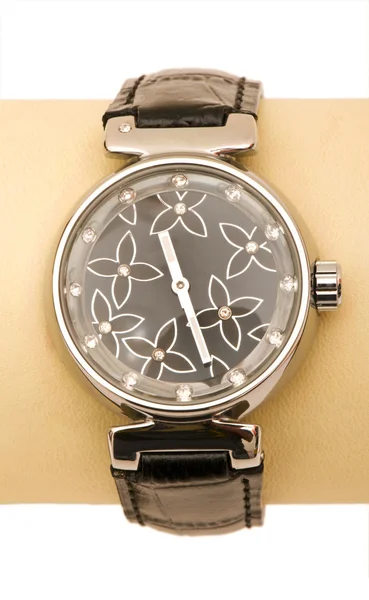 Reloj de mano aislado en el blanco — Foto de Stock
