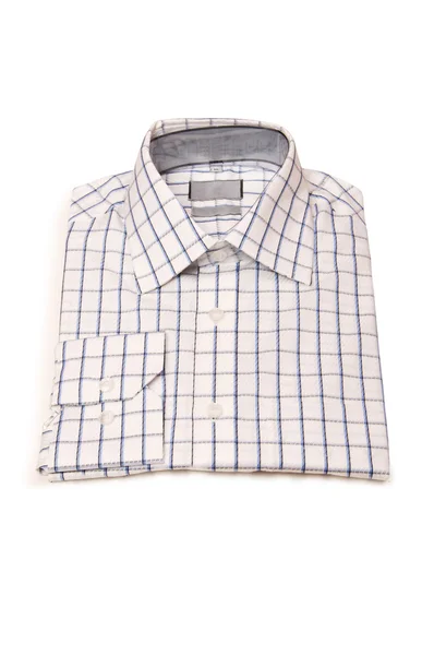 Полосатая рубашка, изолированная на белом — стоковое фото