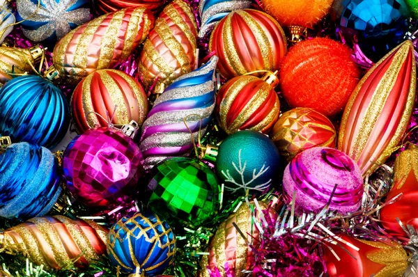 Kleurrijke decoratie van Kerstmis — Stockfoto