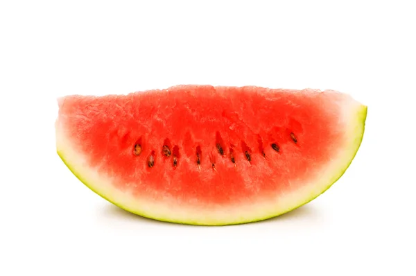 Vattenmelon slice isolerat på vita — Stockfoto