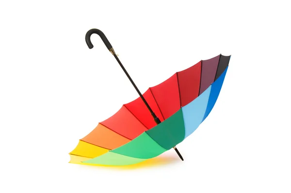 Ombrello colorato isolato — Foto Stock
