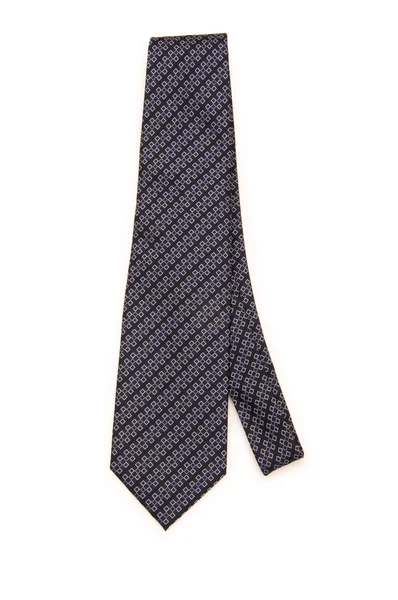 Donkere stropdas geïsoleerd op de witte — Stockfoto