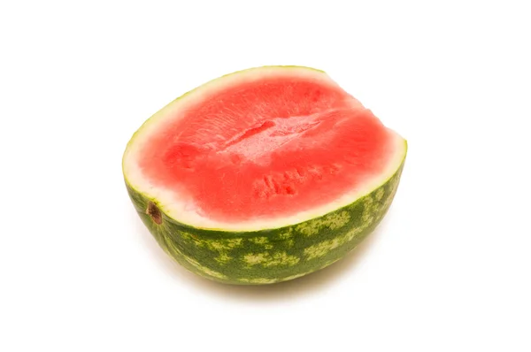 Vattenmelon slice isolerat på vita — Stockfoto