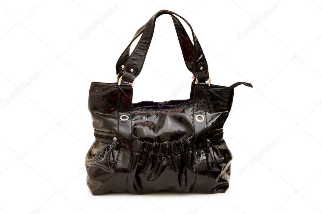 Woman bag isolated on the white