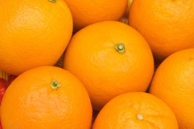 Close up of many oranges clipart