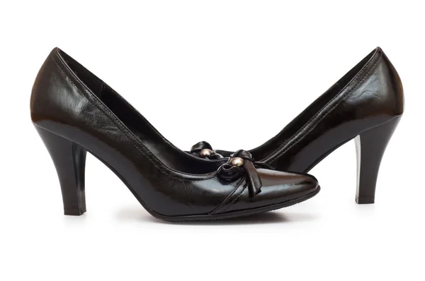 Sapatos de mulher isolados no branco — Fotografia de Stock