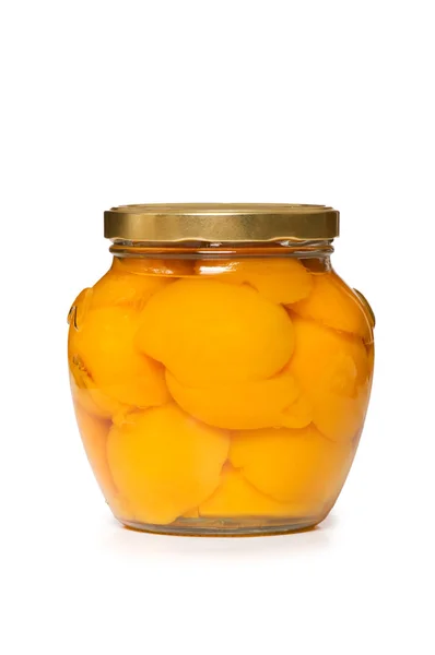 Яр з персиками ізольовані — стокове фото