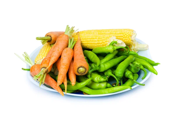 Berbagai sayuran terisolasi — Stok Foto