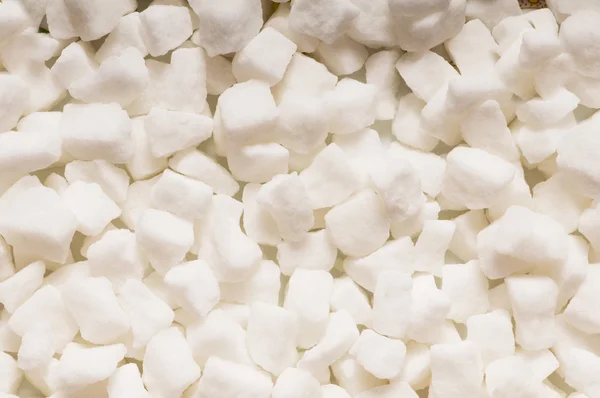 白い砂糖の立方体の整理 — ストック写真