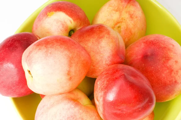 Healthy eating concept - nectarines — Stock Photo, Image