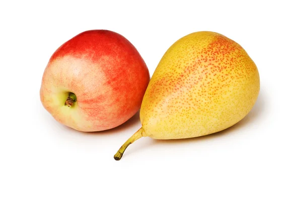 Verschiedene Frutis isoliert auf der weißen — Stockfoto
