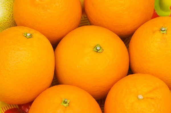 Close up of many oranges — Stock Photo, Image