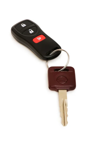 Car keys isolated on the white — Stock Photo, Image