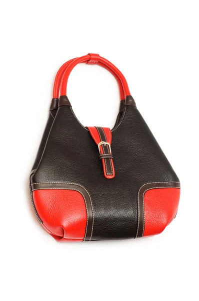 Red woman bag isolated — Stock Photo, Image