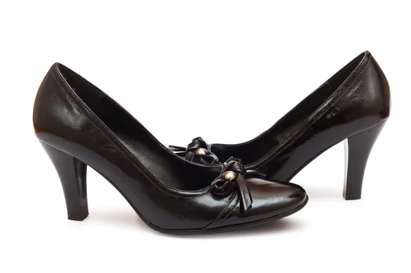 Vrouw schoenen geïsoleerd op de witte — Stockfoto