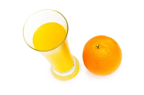 Cocktail orange isolé sur le blanc — Photo