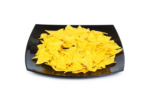 Comida tradicional mexicana - chips de maíz —  Fotos de Stock