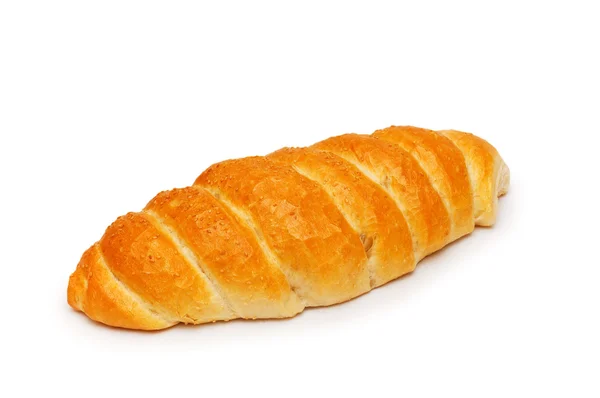 Хлібний хліб ізольований на білому — стокове фото