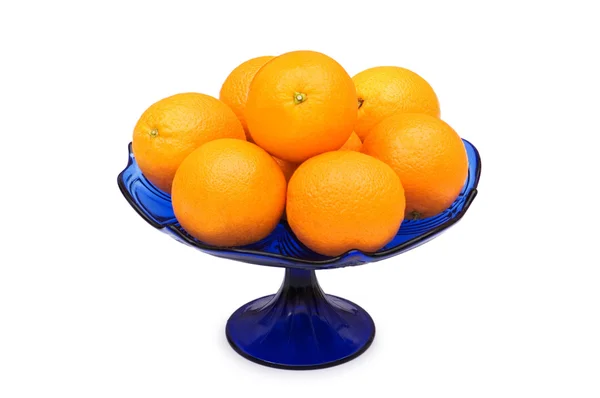 Grupo de naranjas aisladas — Foto de Stock