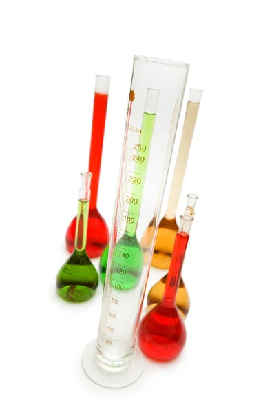 Close up of measuring glass isolated — Stock Photo, Image