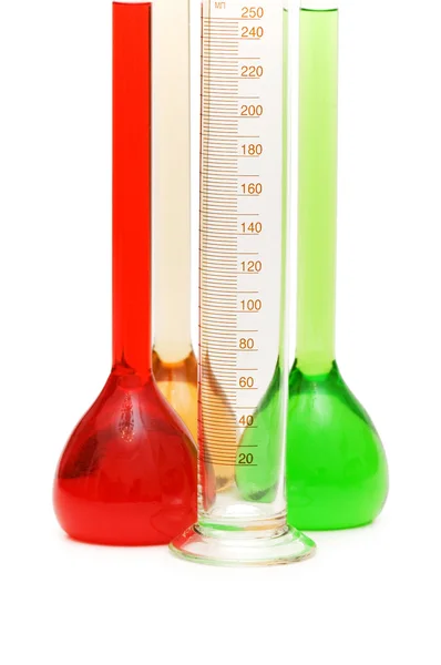 Close up of measuring glass isolated — Stock Photo, Image