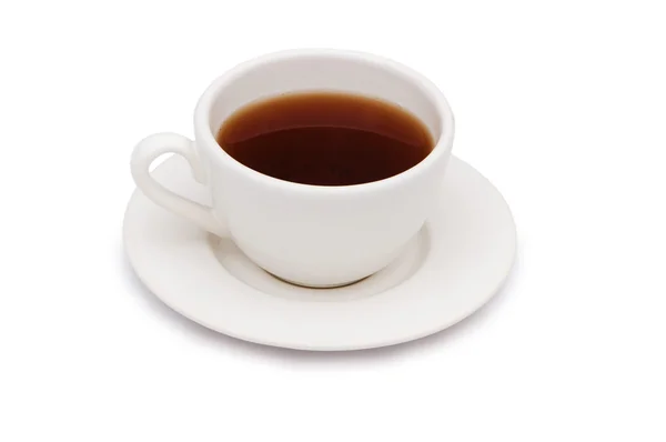 Φλιτζάνι τσάι που απομονώνονται σε το whie — Φωτογραφία Αρχείου