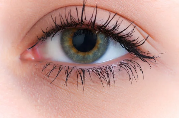 Extreme close up of the human eye — Stock Photo, Image