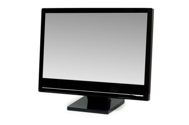 izole siyah lcd monitör