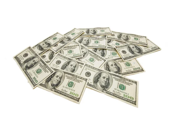 stock image American dollars isolated on the white