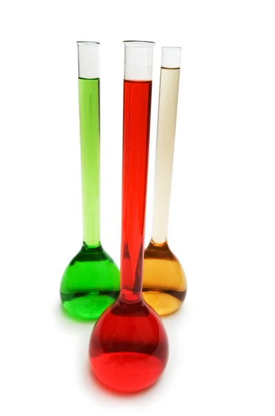 Various coloured tubes isolated — Stock Photo, Image