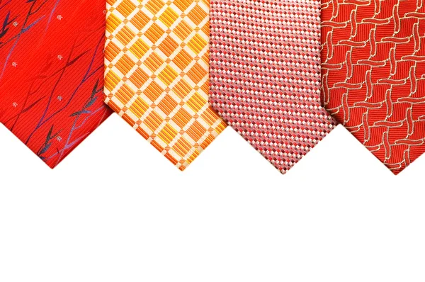 Selelction of ties isolated — Stock Photo, Image