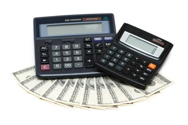 dolar ve izole hesap makineleri