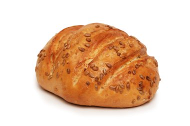 Bread with sunflower seeds clipart