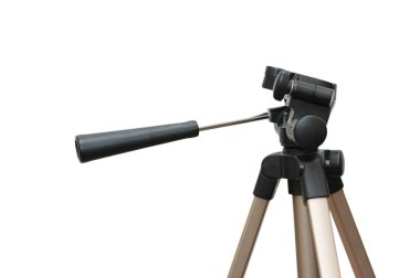 Tripod with no camera isolated clipart