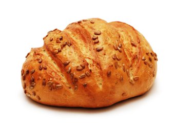 Bread with sunflower seeds clipart