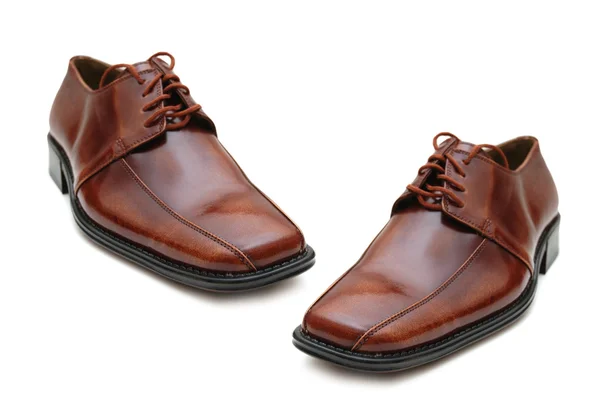 Par de zapatos masculinos aislados —  Fotos de Stock