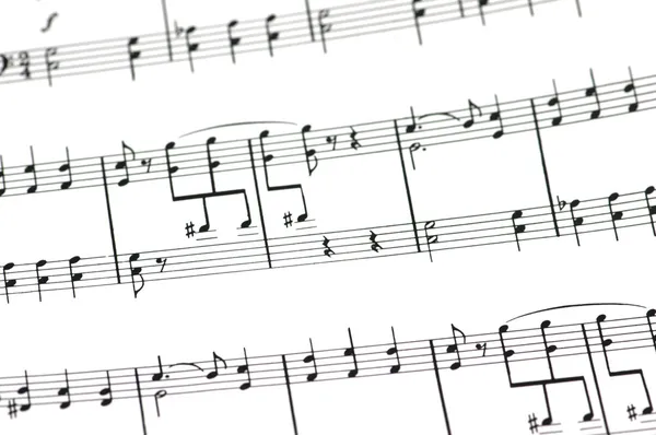 Musical concept - Music sheet — Stock Photo, Image