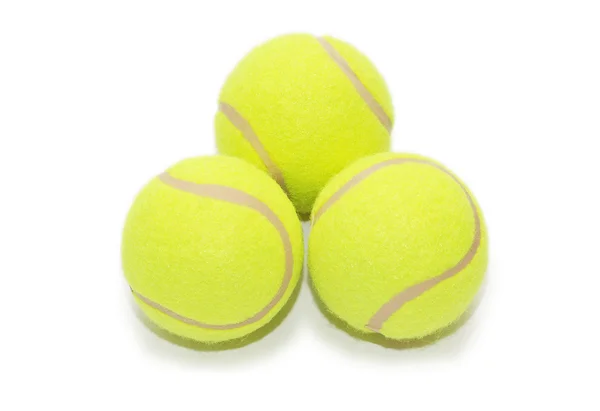 分離された 3 つのテニス ・ ボール — ストック写真
