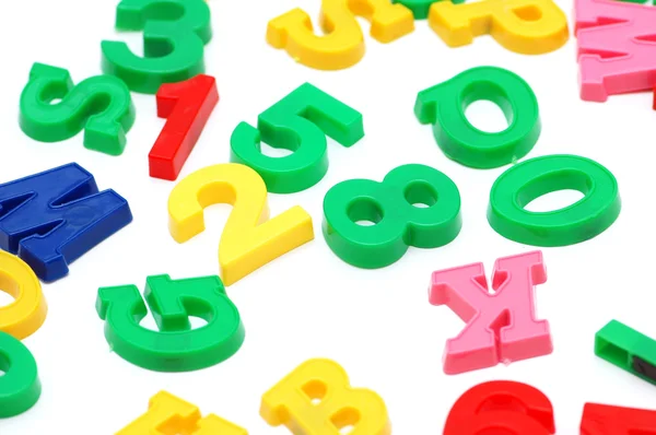 Varias letras y dígitos — Foto de Stock