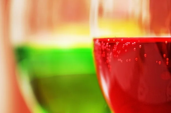 Червоно-зелені коктейлі — стокове фото